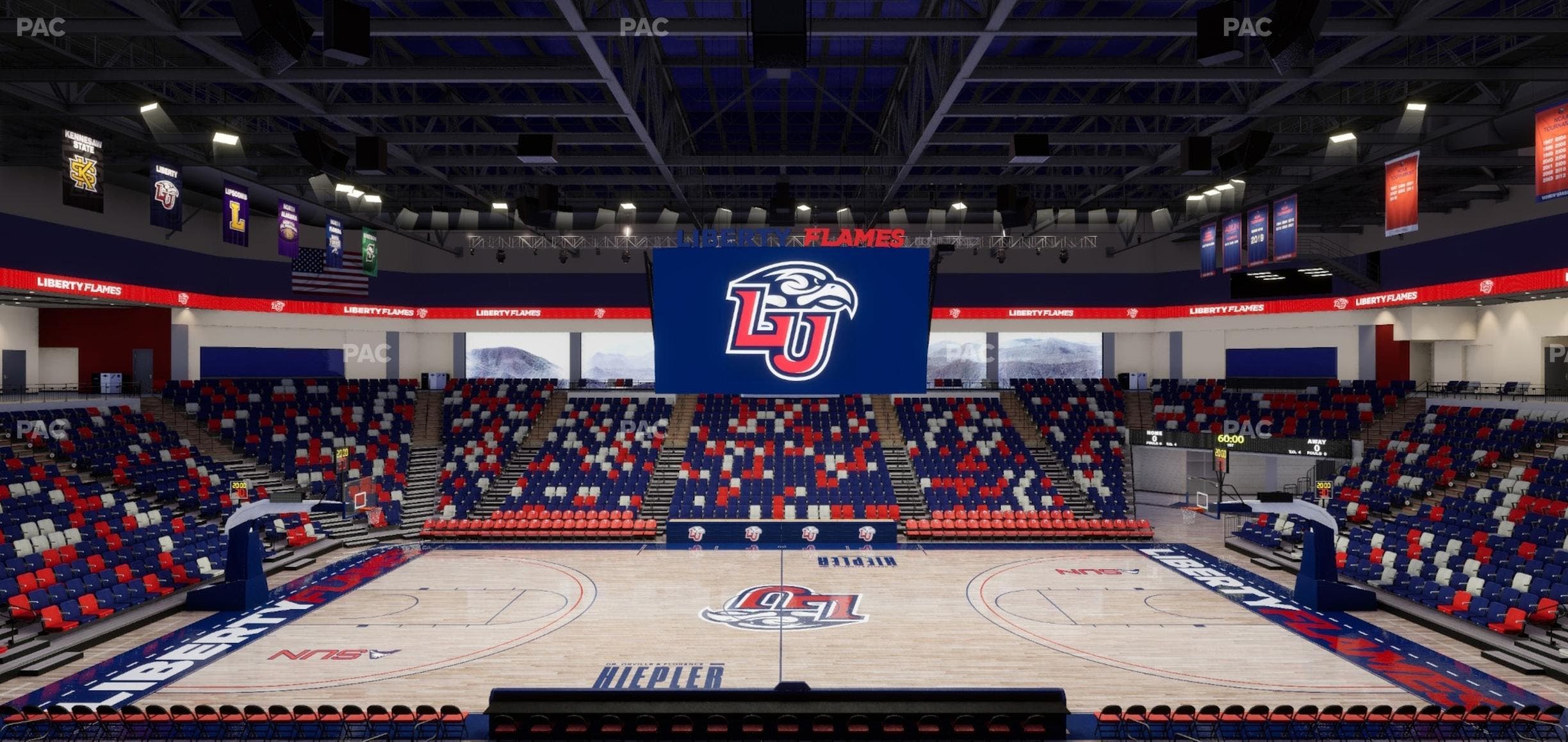 Liberty Arena - Section Loge Box 6 Seat View