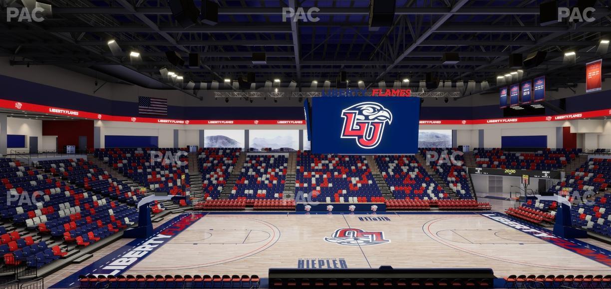 Liberty Arena - Section Loge Box 7 Seat View
