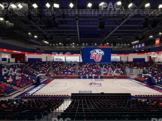 Liberty Arena - Section Loge Box 7 Seat View