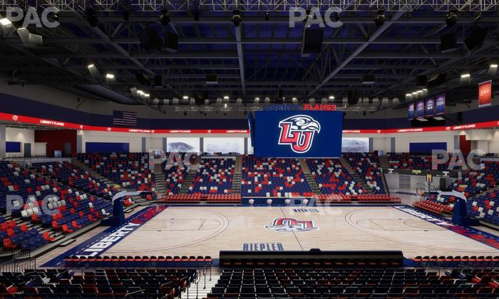 Liberty Arena - Section Loge Box 7 Seat View