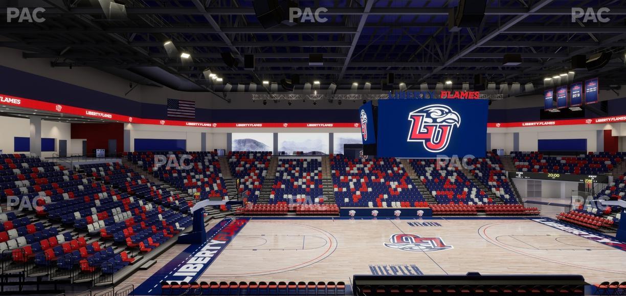 Liberty Arena - Section Loge Box 8 Seat View