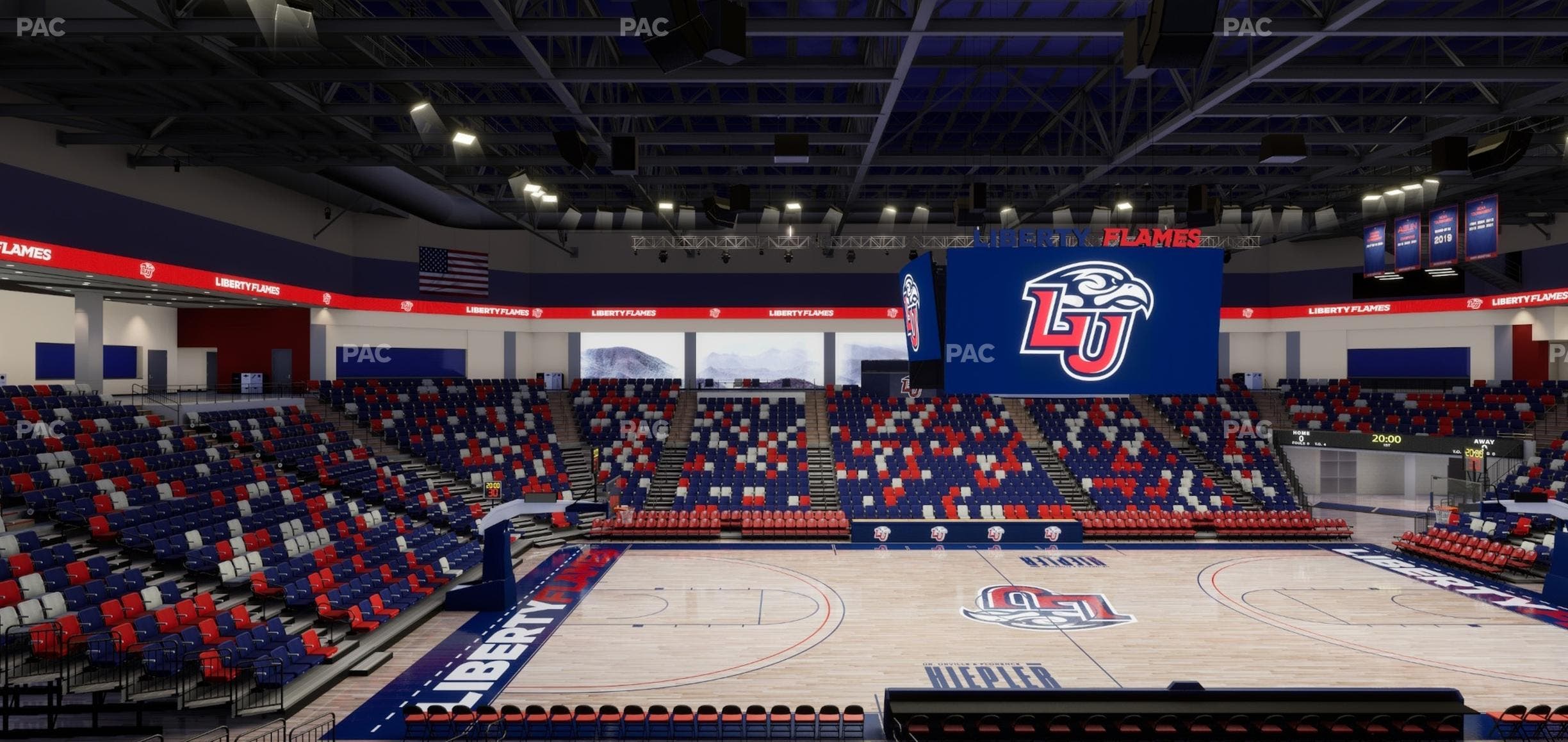 Liberty Arena - Section Loge Box 8 Seat View