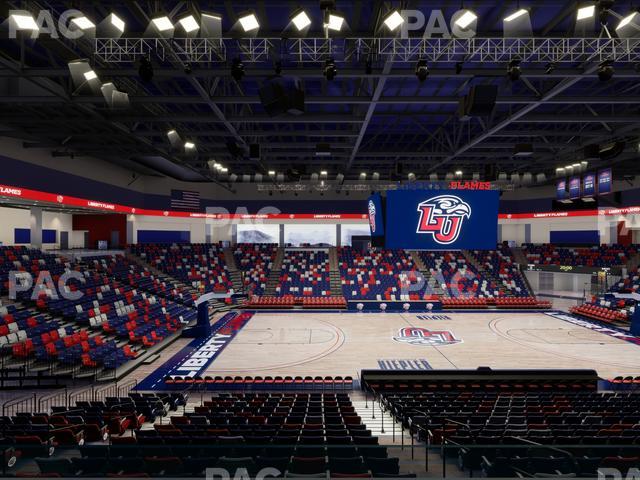 Liberty Arena - Section Loge Box 8 Seat View