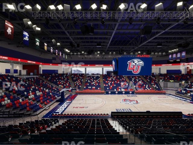 Liberty Arena - Section Loge Box 8 Seat View