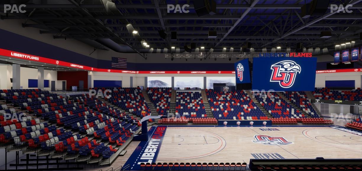 Liberty Arena - Section Loge Box 9 Seat View