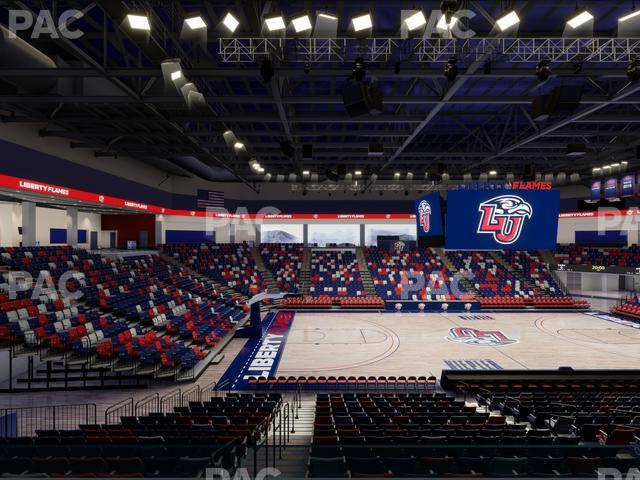 Liberty Arena - Section Loge Box 9 Seat View