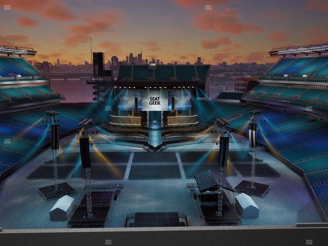 Official view from Section 212 at Lincoln Financial Field