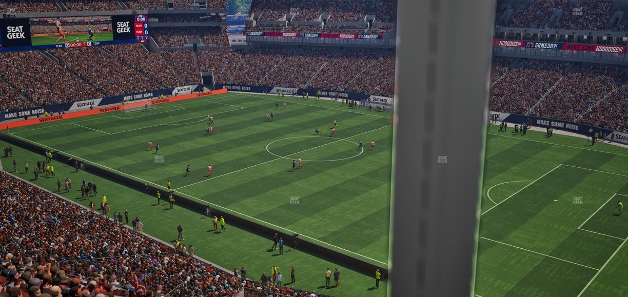 Lincoln Financial Field - Section Club Suite 105 Seat View