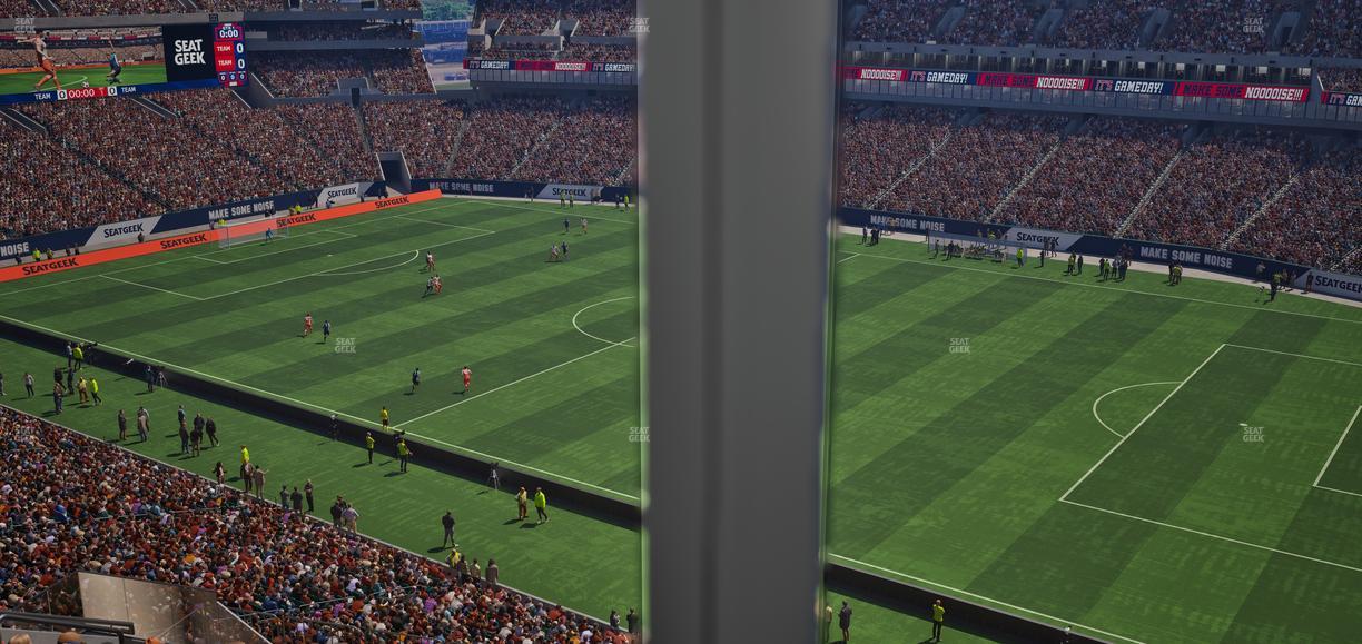 Lincoln Financial Field - Section Club Suite 107 Seat View