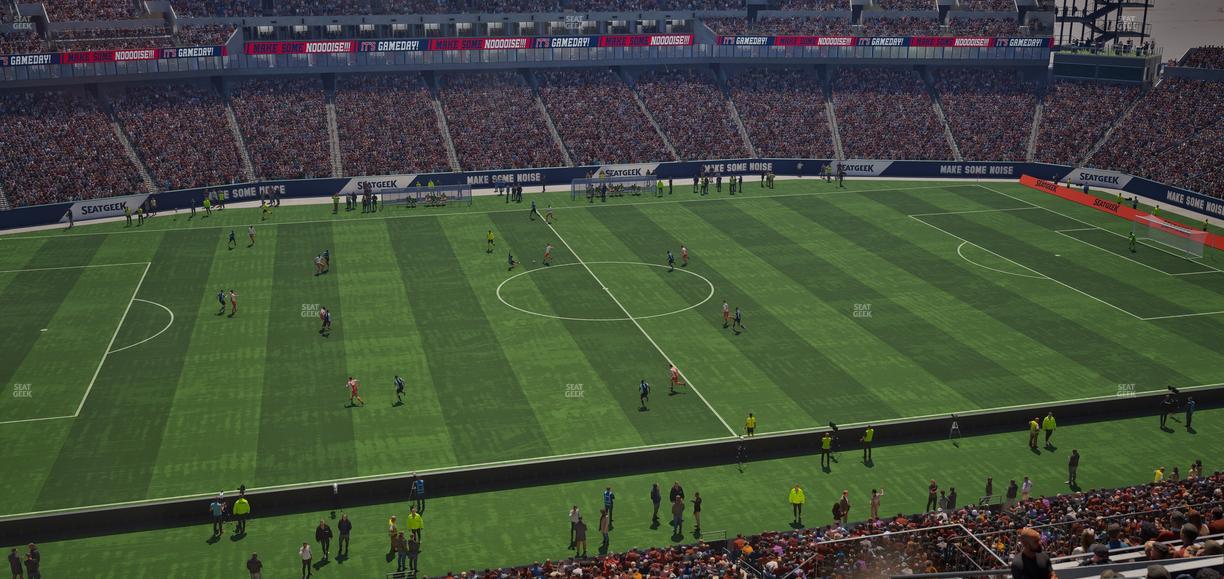 Lincoln Financial Field - Section Club Suite 123 Seat View