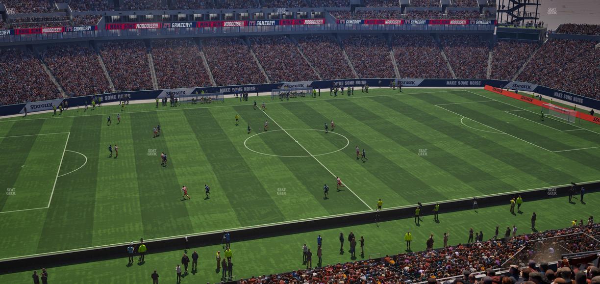 Lincoln Financial Field - Section Club Suite 124 Seat View