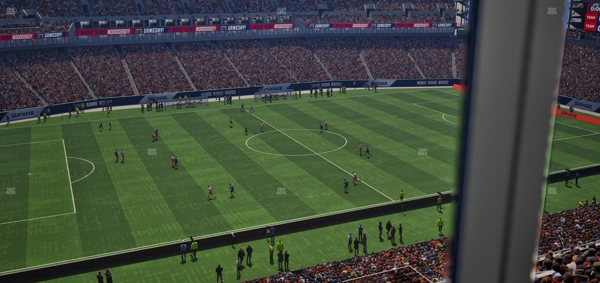 Lincoln Financial Field - Section Club Suite 126 Seat View