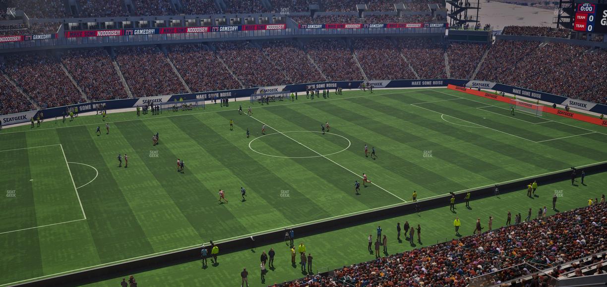 Lincoln Financial Field - Section Club Suite 127 Seat View