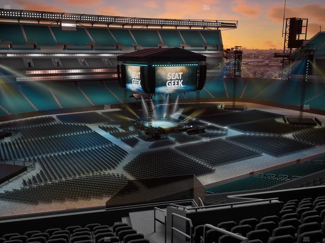 Lincoln Financial Field - Section Club Suite 128 Seat View