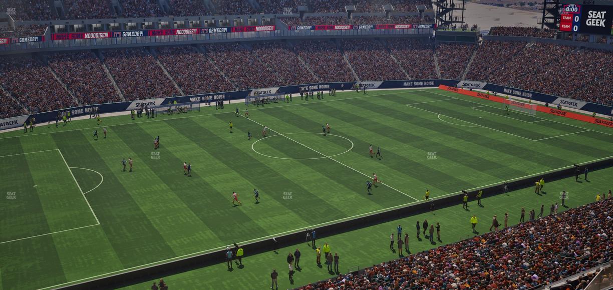 Lincoln Financial Field - Section Club Suite 128 Seat View