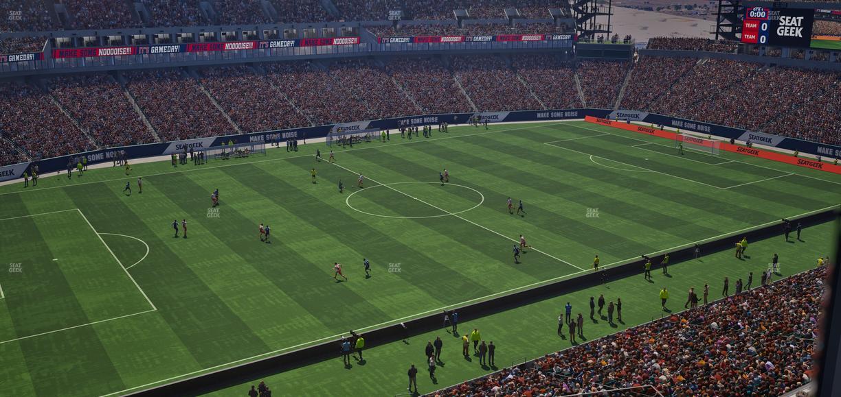 Lincoln Financial Field - Section Club Suite 129 Seat View