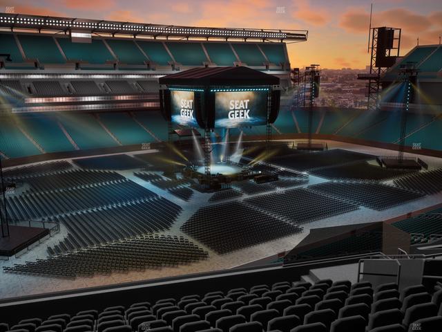 Lincoln Financial Field - Section Club Suite 129 Seat View