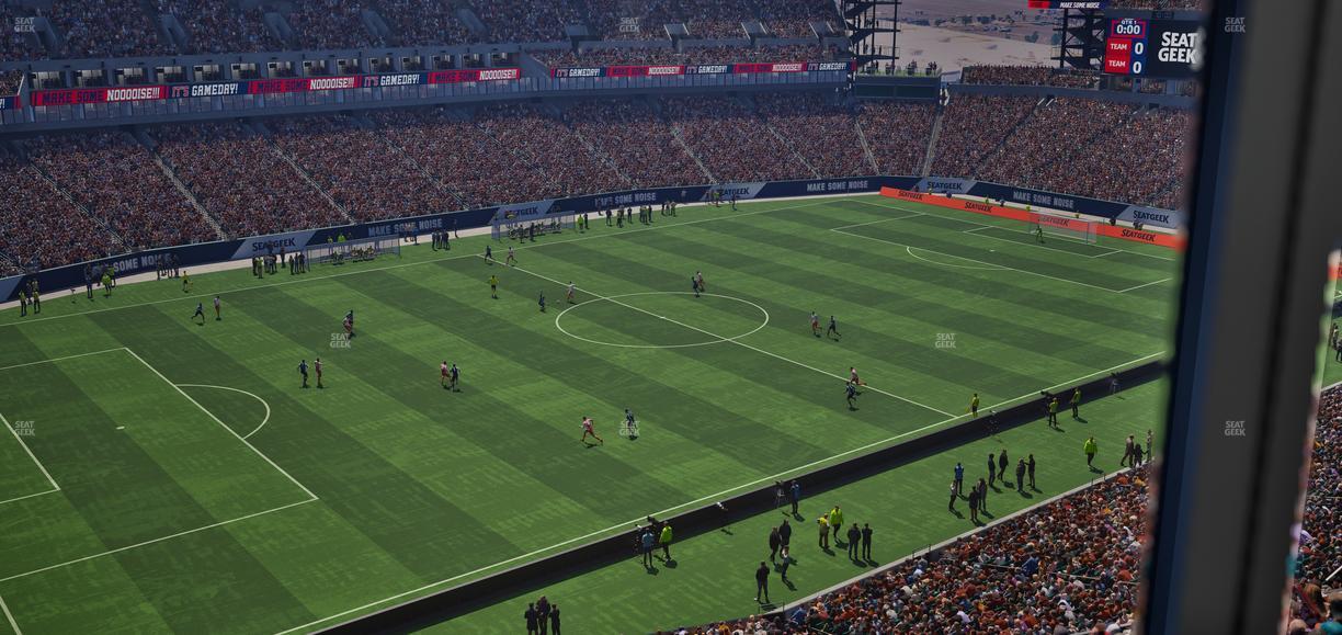 Lincoln Financial Field - Section Club Suite 131 Seat View