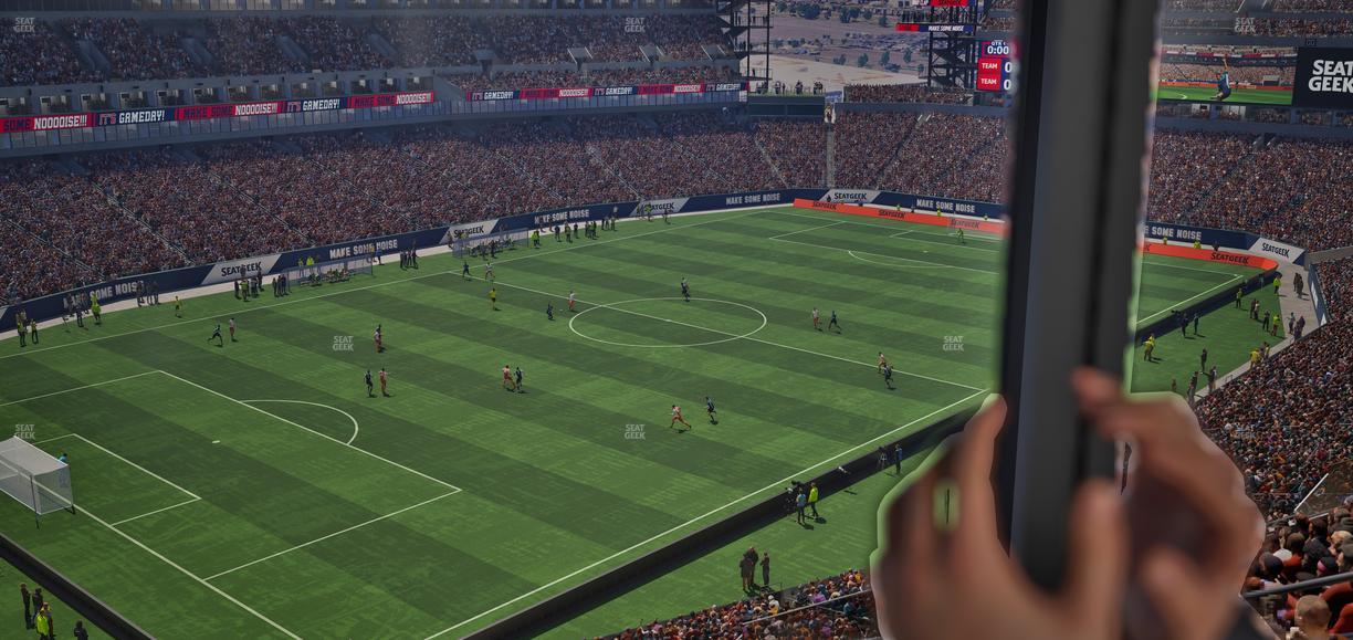 Lincoln Financial Field - Section Club Suite 135 Seat View