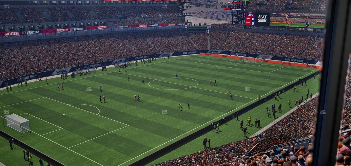 Lincoln Financial Field - Section Club Suite 136 Seat View