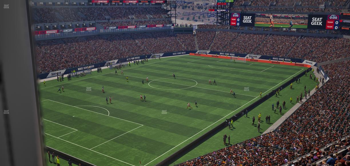 Lincoln Financial Field - Section Club Suite 138 Seat View