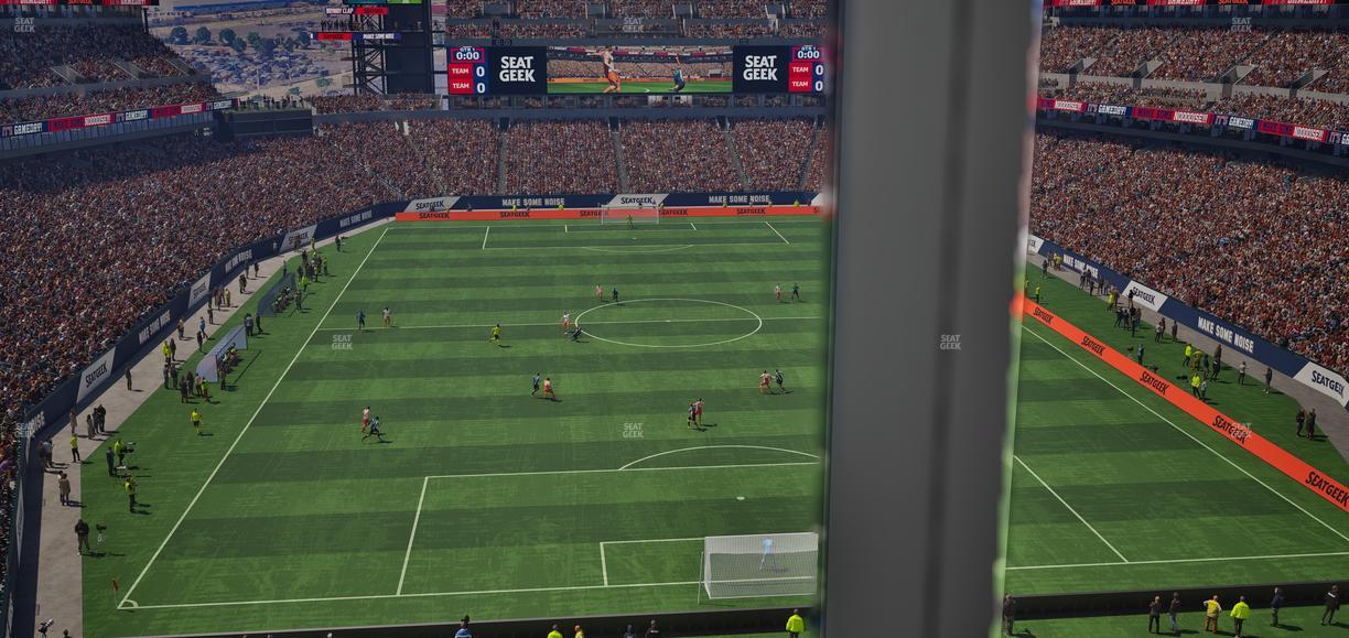 Lincoln Financial Field - Section Club Suite 155 Seat View