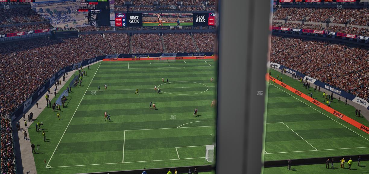 Lincoln Financial Field - Section Club Suite 156 Seat View