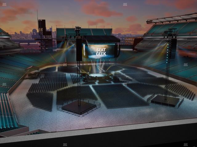 Lincoln Financial Field - Section Club Suite 157 Seat View