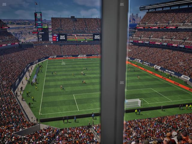 Lincoln Financial Field - Section Club Suite 158 Seat View