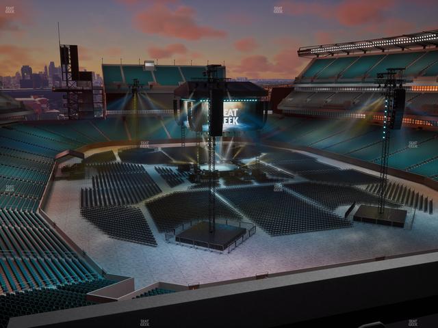 Lincoln Financial Field - Section Club Suite 160 Seat View