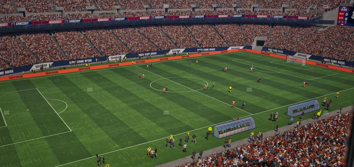 Lincoln Financial Field - Section Club Suite 168 Seat View