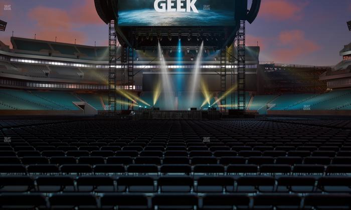 Lincoln Financial Field - Section Floor 25 Seat View