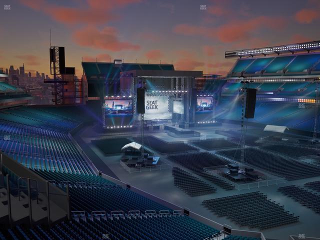 Official view from Section M 7 at Lincoln Financial Field