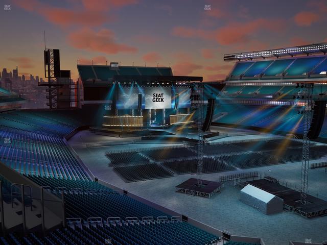 Official view from Section M 7 at Lincoln Financial Field