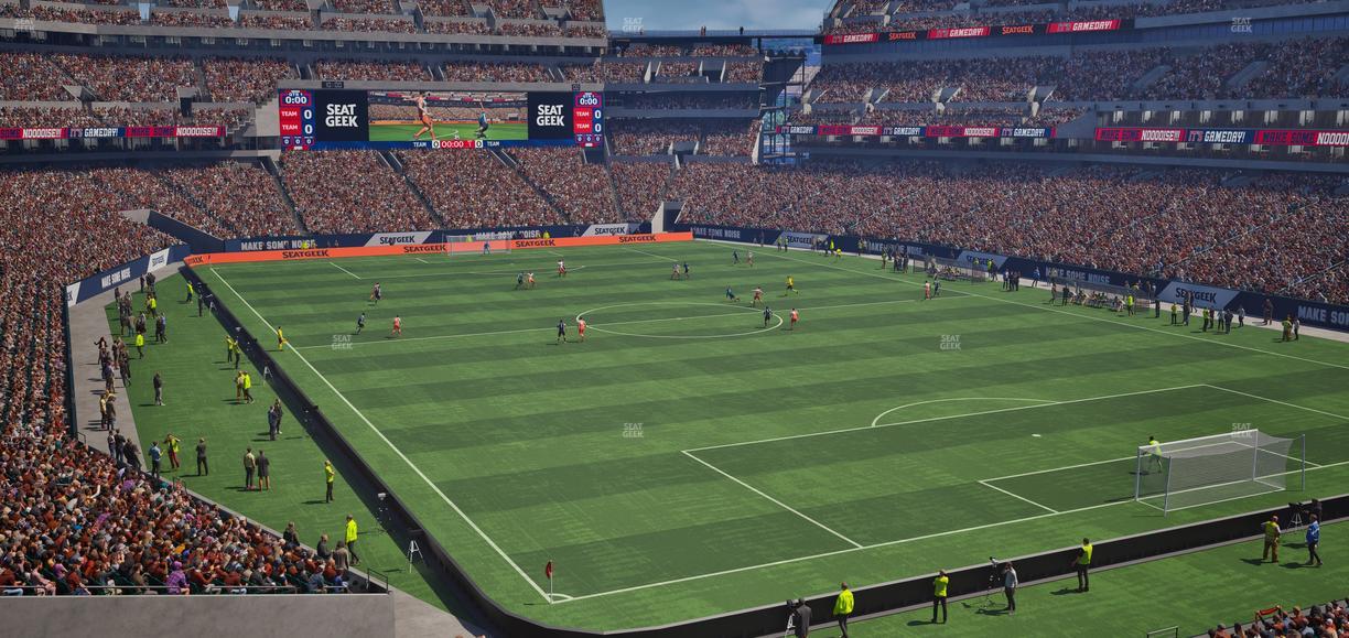 Lincoln Financial Field - Section Northeast Terrace 2 Seat View