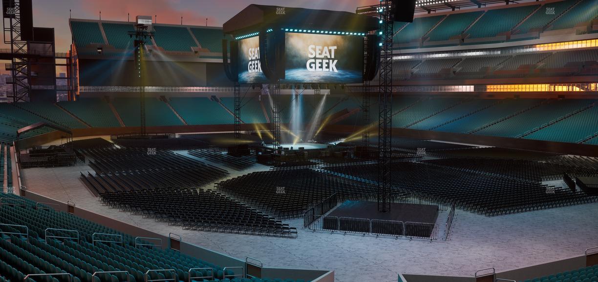 Lincoln Financial Field - Section Southwest Terrace Seat View