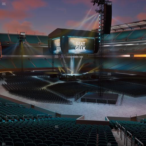 Lincoln Financial Field - Section Southwest Terrace Seat View