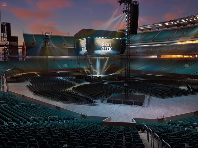 Lincoln Financial Field - Section Southwest Terrace Seat View