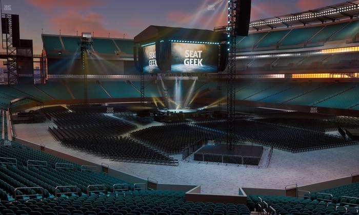 Lincoln Financial Field - Section Southwest Terrace Seat View