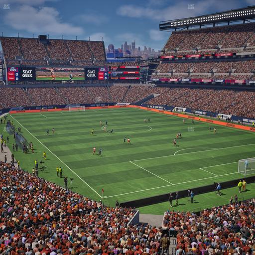 Lincoln Financial Field - Section Southwest Terrace Seat View