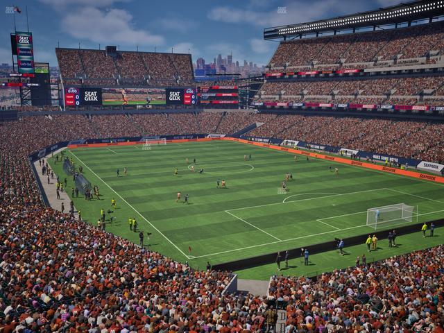 Lincoln Financial Field - Section Southwest Terrace Seat View