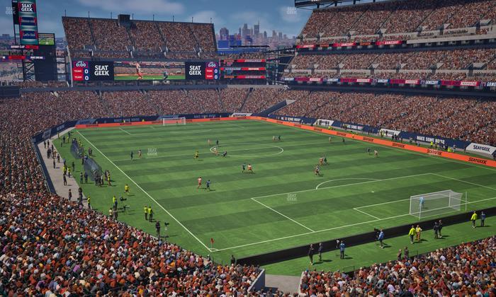 Lincoln Financial Field - Section Southwest Terrace Seat View