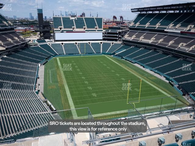 Lincoln Financial Field - Section Standing Room Only Seat View