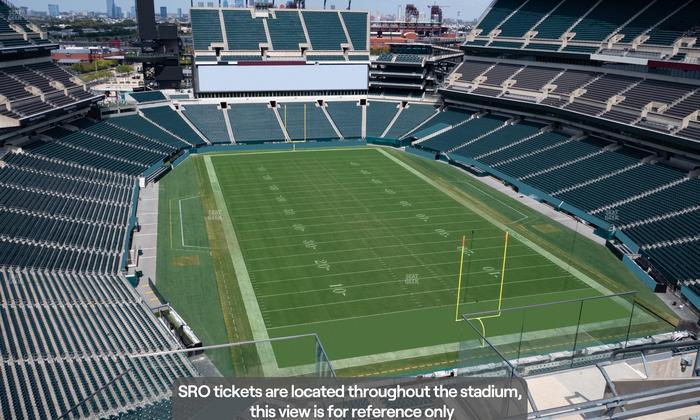 Lincoln Financial Field - Section Standing Room Only Seat View