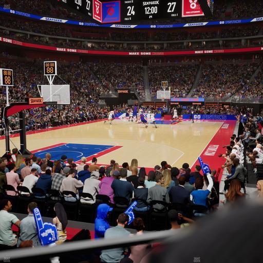 Little Caesars Arena - Section 101 Seat View