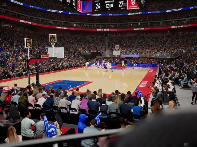 Little Caesars Arena - Section 101 Seat View