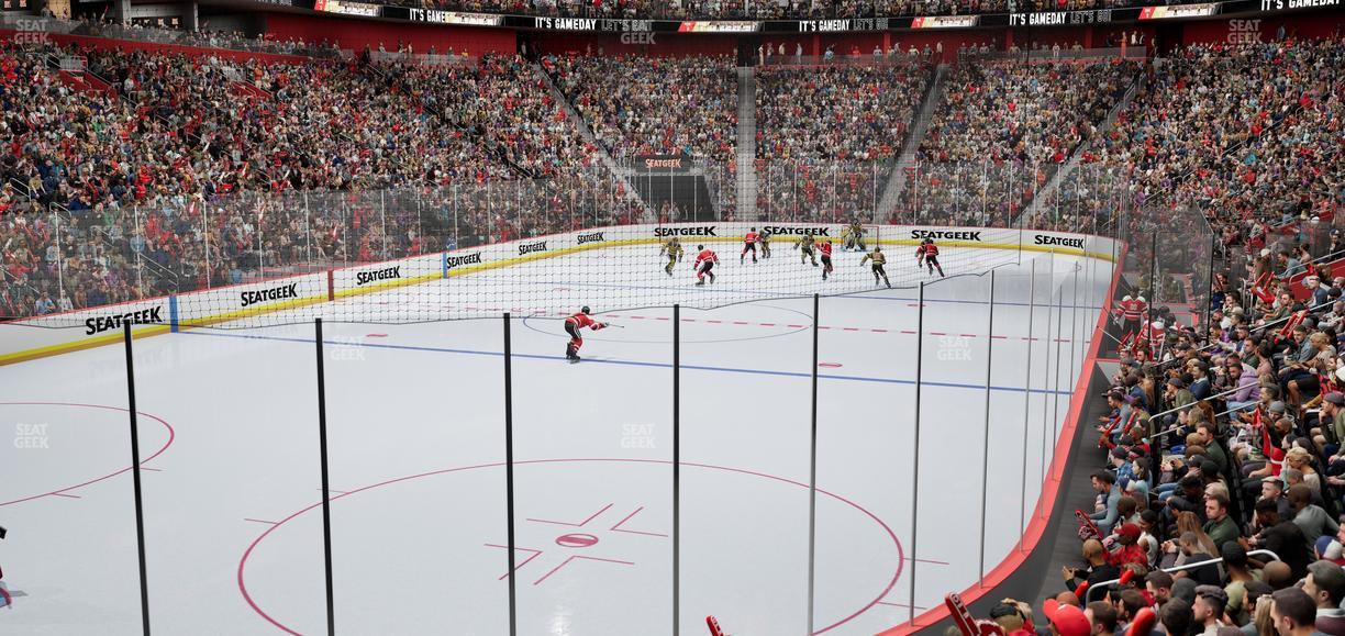 Little Caesars Arena - Section 101 Seat View