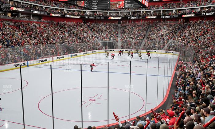 Little Caesars Arena - Section 101 Seat View