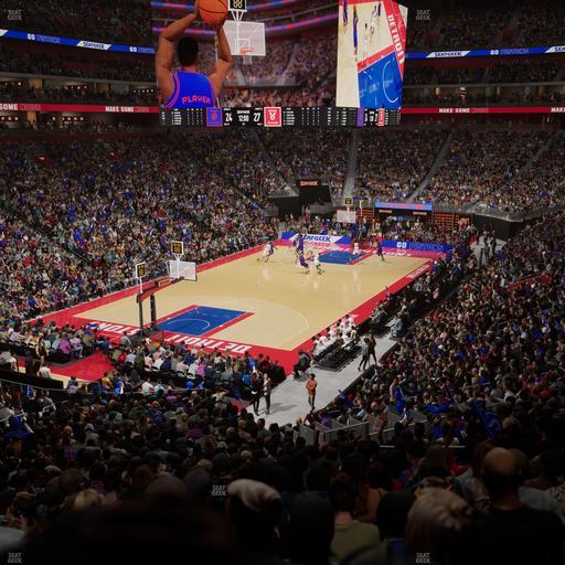 Little Caesars Arena - Section 101 Seat View