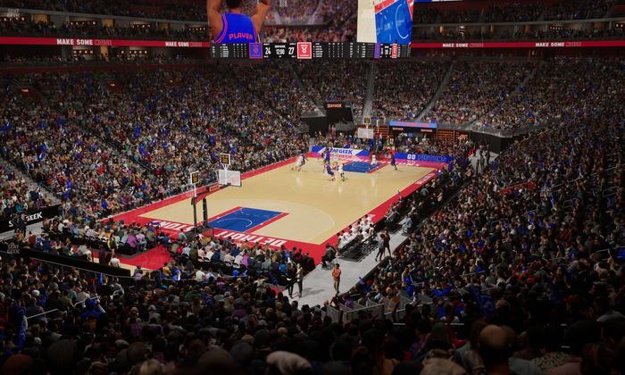 Little Caesars Arena - Section 101 Seat View